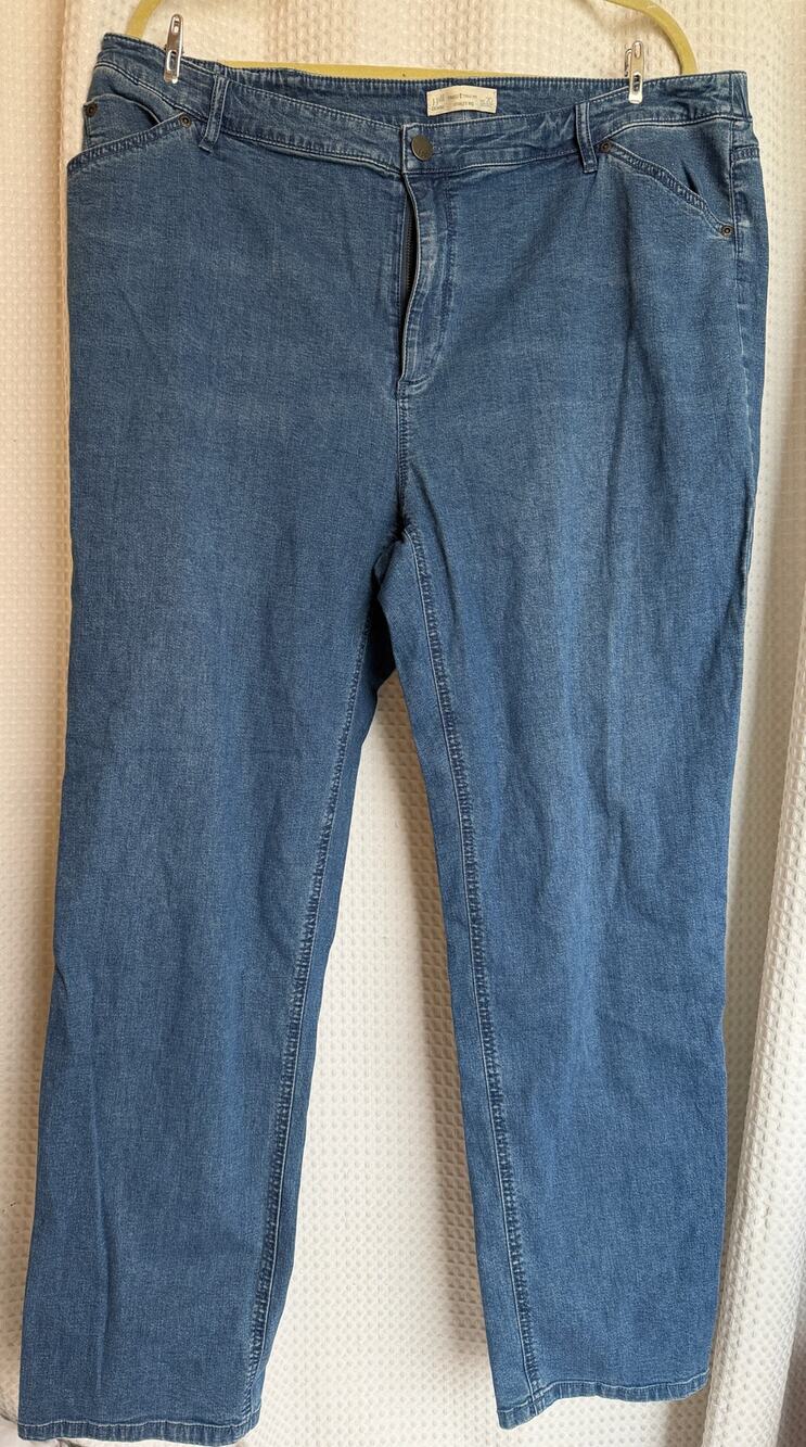 J.Jill Tried & True Fit Straight Leg Jeans Women’s 20 Blue Stretch Denim